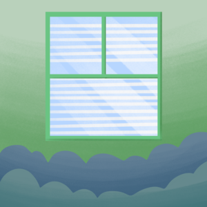 Vidro serigrafado para reduzir colisões de aves